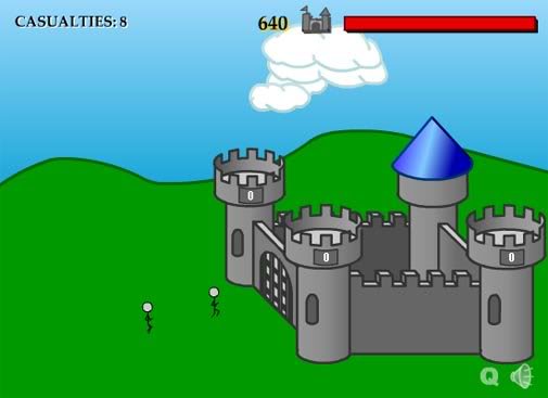 Defend castle flash spēle
