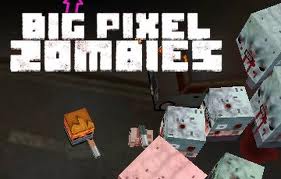 Big pixel zombies flash spēle